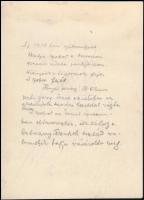 cca 1940 A megrongált Hentzi-szobor a katonai alreáliskola udvarán, fotó, hátulján feliratozva, leír...