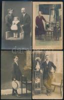 cca 1910 8 db beállított fotó és fotólap