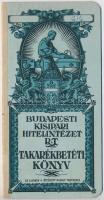Budapest 1946. Budapesti Kisipari Hitelintézet Rt. - Takarékbetéti könyv bejegyzésekkel