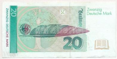 Németország 1993. 20M T:III 
Germany 1993. 20 Mark C:F