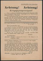 1944 Német nyelvű szovjet röplap