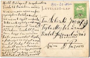 Szentendre, vasútállomás és vonat. Pálfy János kiadása