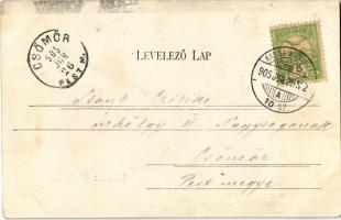 1905 Máriabesnyő, Besnyő (Gödöllő), vasútállomás. Neszveda Antal kiadása