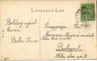 Oravica, Oravita; Viadukt, vasúti híd gőzmozdonnyal. W.L. 1210. / railway bridge with locomotive, tr...