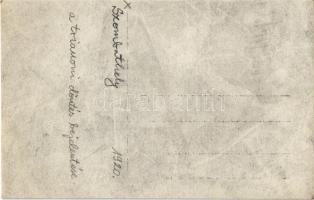 1920 Szombathely, A Trianoni döntés bejelentése / declaration of the Treaty of Trianon. photo (fl)