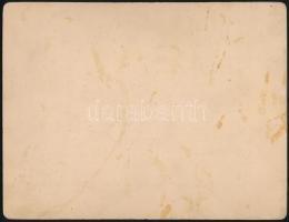 cca 1900 Magas-Tátra, kilátás a Tengerszemcsúcsról délnyugat felé, fotó, kartonra ragasztva, felirat...