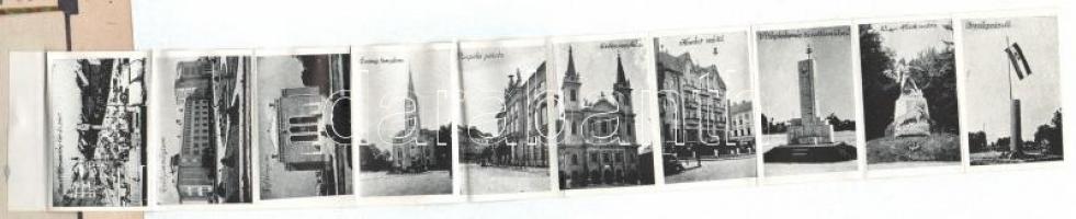 Szombathely, Népviseletes leporellolap / folklore leporellocard s: Stélik L