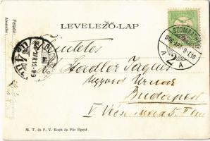 1905 Szombathely, Májusi vásár. Lajos bajor királyi herceg és Mária Terézia királyi hercegné az ünne...