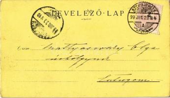 1899 Szombathely, Székesegyház. Ender L. V-féle műintézet, litho