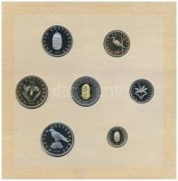 2008. 1Ft-100Ft 7klf db + Mátyás denár Ag fantáziaverete "Reneszánsz emlékév" dísztokos fo...