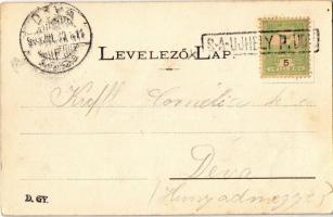 Sátoraljaújhely, Fő tér, piac, Vadászkürt szálloda, Safir Markus, Szentgyörgyi Vilmos, Lövy Adolf üz...