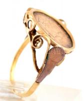 14 K arany Kennedy eemlékgyűrű, jelzett arany. 2,37 g