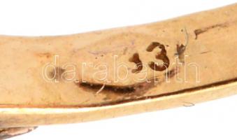 14 K arany Kennedy eemlékgyűrű, jelzett arany. 2,37 g