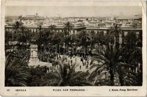 Sevilla, Seville; Plaza San Fernando / square (EK)