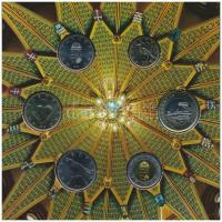 2012. 5Ft-200Ft (6xklf) elsőnapi veret, forgalmi sor dísztokban "Magyarország Alaptörvénye"...