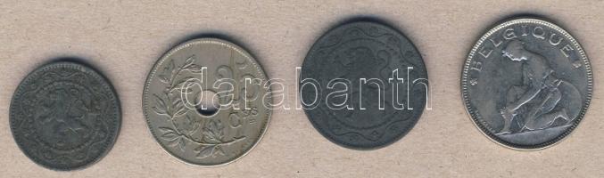 Belgium 10c 1916 + 25c 1908,1916 + 2Fr 1923 T:2,3