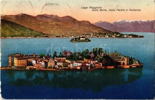 1930 Pallanza, Isola Bella, Isola Madre, Lago Maggiore / lake, islands (worn edge)