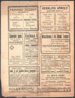 1912 Muschong buziási gyógyfürdője, 6. sz., a gyógyfürdő vendégeinek hivatalos névjegyzéke 1912. jún...