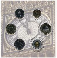 2012. 5Ft-200Ft (6xklf) forgalmi sor szettben, benne 2012. 3000Ft Ag "XXX. Nyári Olimpiai Játék...