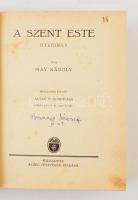 May Károly: A szent este. Útleírás. Altay Margit fordítása. Mühlbeck Károly rajzaival. Bp., ,Aczél T...