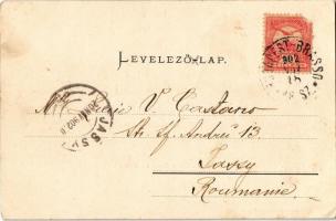 1902 Budapest V. Ferenc József híd pesti hídfője villamosokkal. Ganz Antal 125