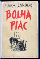 Márai Sándor: Bolhapiac. Dedikált példány!  Bp., 1934, Pantheon. Egészvászon kötésben, az eredeti pa...