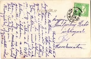 1912 Kolozsvár, Cluj; MÁV "Összhang" zászlószentelési ünnepélye 1903 augusztus 16-án, rész...