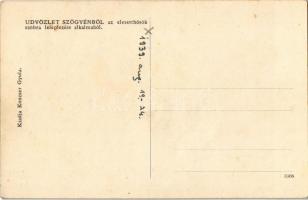 Szőgyén, Szölgyén, Svodín; Elesett hősök szobra leleplezése alkalmából. Koncser Gyula kiadása / unve...