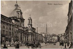 Rome, Roma; Piazza Navona, Benedetto di G. Fiorentino / square