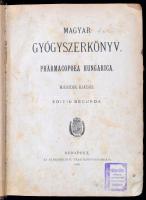 Magyar gyógyszerkönyv. Pharmacopoea Hungarica. Második kiadás.; Függelék. A magyar gyógyszerkönyv má...
