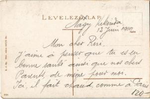 1919 Nagykikinda, Kikinda; Piac tér, Stein Péter üzlete / market square, shops. TCV card