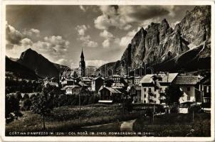 1935 Cortina dAmpezzo, Col Rosa, Pomagagnon / general view, mountains