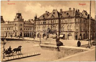 Szeged, Rudolf tér, bútorgyár, üzletek