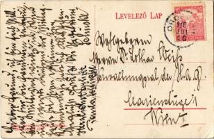 1916 Oroszvár, Rusovce (Pozsony, Pressburg, Bratislava); Iskola utca. Grósz József kiadása / street ...