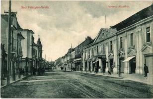 Pöstyén-fürdő, Kúpele Piestany; Ferenc József út / street