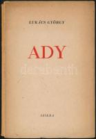 Révai József: Ady.+Lukács György: Ady. (Első kiadás.) Bp.,1949, Szikra. Kiadói papírkötés.