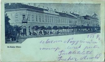 1899 Békéscsaba, Fő tér, Fiume szálloda (EK)