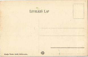 Békéscsaba, Motoros állomás pavilonja, városi vasút, kisvasút. Teván Adolf kiadása