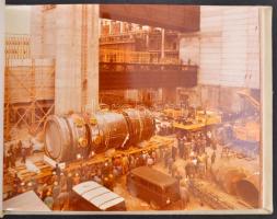 ERBE: Paksi Atomerőmű építése. 20 fotót tartalmazó többnyelvű kiadvány. 1980. Kiadói kartonálásban