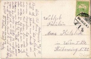 1916 Békéscsaba, laktanya, hirdetőoszlop / Baraken