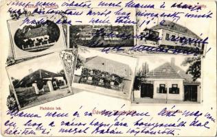 1910 Tömörd, Chernel A. kastélya, Plébánia lak, Reiner ház, Lenk kastély (Rb)