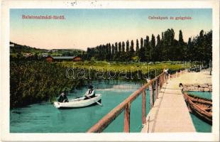Balatonalmádi, Csónakpark és gyógyház, evezős csónak
