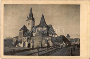 Nagyszeben, Hermannstadt, Sibiu; Nagy Vártemplom / Grossauer Kirchenkastell / castle church. E.J. Fischer