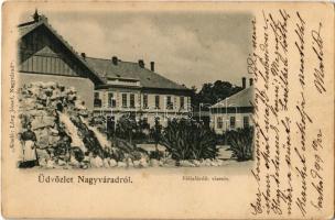 1899 Nagyvárad, Oradea; Félixfürdő vízesés. Láng József kiadása / waterfall (EK)