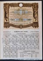 Budapest 1906. "Pesti Hazai Első Takarékpénztár-Egyesület" 100K-ról szóló nyereménykötvény...