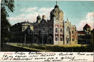 1903 Temesvár, Timisoara; Gyárváros, izraelita templom, zsinagóga / Fabrikstadt / Fabrica, synagogue