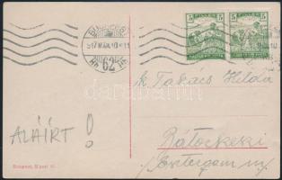 cca 1917 Vendrey Ferenc színész aláírása őt ábrázoló fotólapon