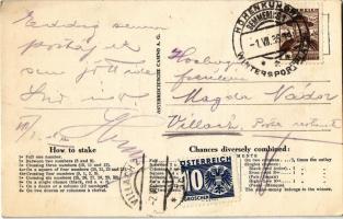 1936 La Roulette / Roulette game. How to stake? (EK)