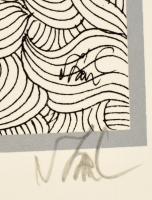 Szász Endre (1926-2003): Női arc. (Emese). Szitanyomat, papír, sorszámozott, jelzett, 40×35 cm