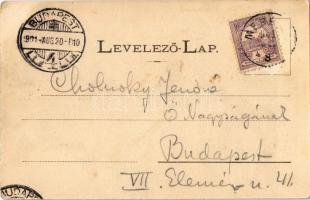 1901 Kunszentmárton, Városház, Piac tér, Kádár József vas és fűszerkereskedése, Horváth Testvérek, M...